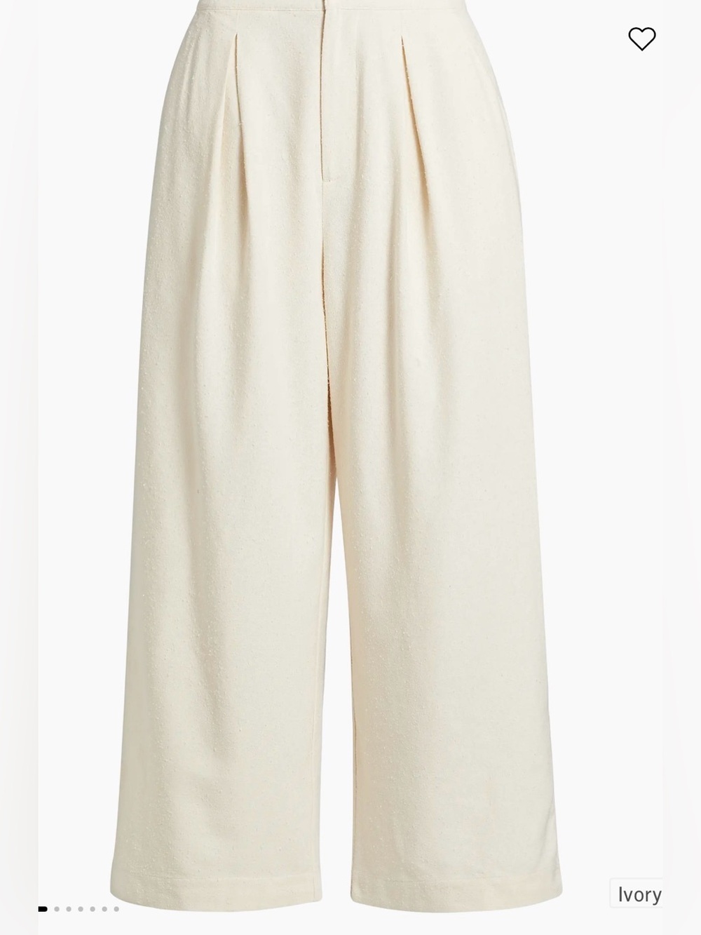 JENNI KAYNE Textured Silk Relaxed-Fit Trousers in Ivory - 4